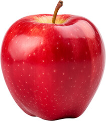 Red apple isolated background