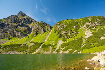 Tatra mountain, Poland. Czarny Staw Gąsienicowy lake