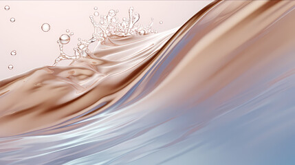 Water splash background, water attack impact and flutter in air explosion