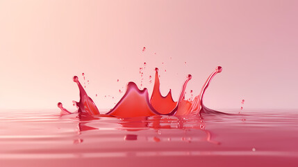 Water splash background, water attack impact and flutter in air explosion