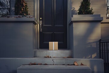Package delivered at the front door Generative Ai
