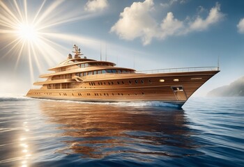 a yacht made entirely from wood