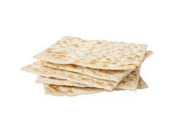 PNG, Unleavened Jewish flatbread, isolated on white background