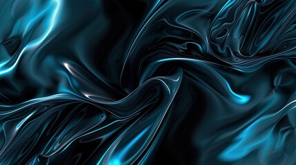 Fototapeta premium Black Background desktop without details, solid, black and turquaz color 