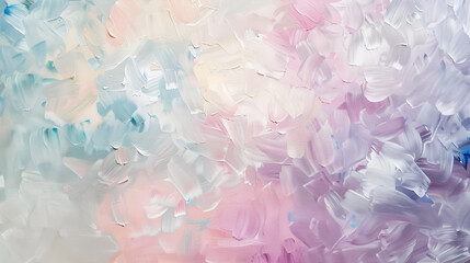 Delicate background in pastel colors in the form of gouache brush strokes - obrazy, fototapety, plakaty