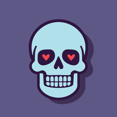 Skull icon vector illustration