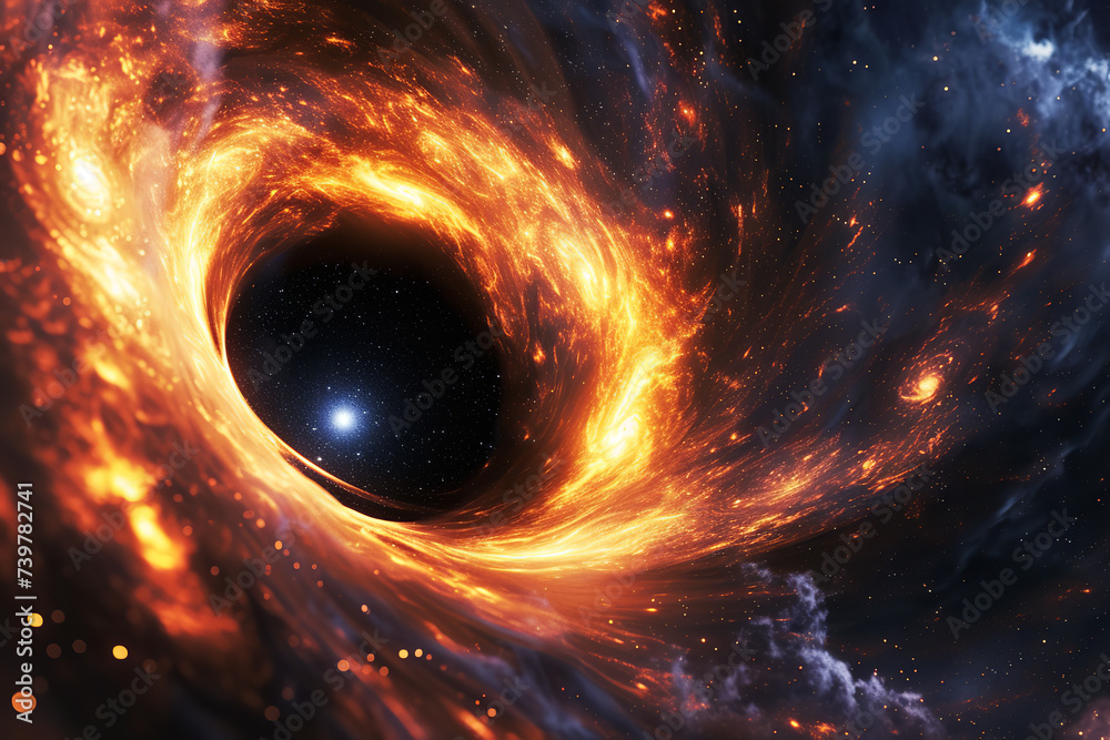 Canvas Prints exploring a unique aspect of black holes - ranging from scientific investigations to metaphysical an