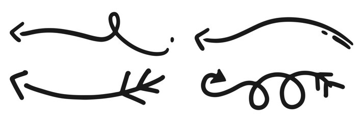 black arrow direction