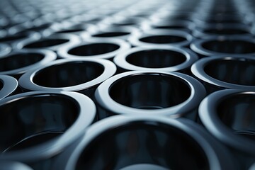 Fototapeta premium Abstract background with circles