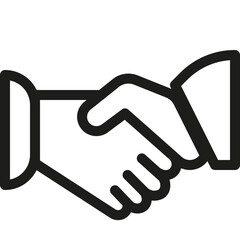 Contact Us Partnership Icon in Light Style