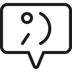 Contact Us Social Media Icon in Light Style