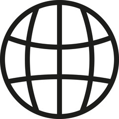 Contact Us Worldwide Icon in Light Style