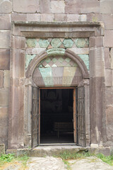 Ancient church door. Religion. Travel
