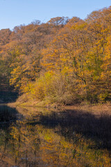 Fototapeta premium mountains lakes cloudy sky waterfall green and nature landscapes