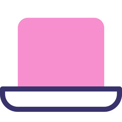 Contact Us Laptop Icon in Dualtone Style