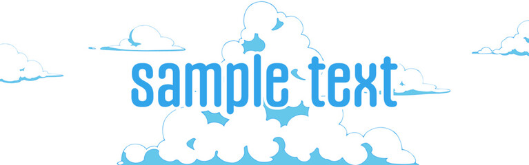 背景素材_青空と入道雲