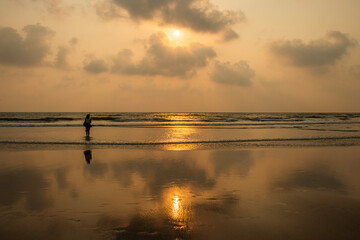 Fototapeta na wymiar Various beaches of North Goa