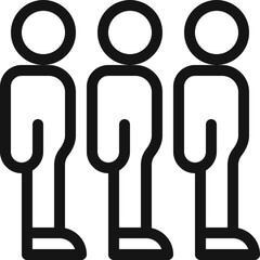 Customer Support Customers Icon in Light Style