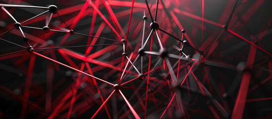 Abstract red element over black Background. Web design, album, notebook, magazine design