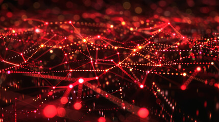 Abstract red element over black Background. Web design, album, notebook, magazine design