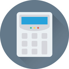 An icon of calculator flat vector 