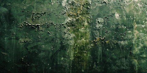 Edgy urban textures, where the mystery of black intertwines with hints of green