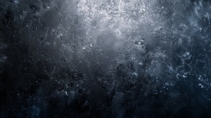 Obraz premium dark blue black grey , spray texture color gradient shine bright light and glow rough abstract retro vibe background template , grainy noise grungy empty space