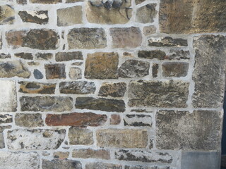 石の壁が美しい背景素材