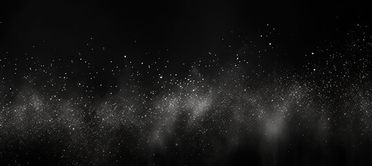 Dust particles texture. isolated on black background