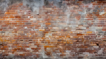 Naklejka premium Brick wall background, wall pattern texture, vibrant