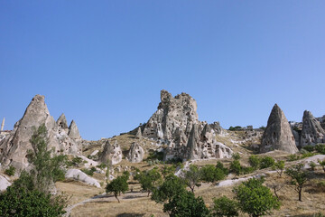 Fototapeta na wymiar Paşabağı, Pasabag Valley in Cappadocia Turkey