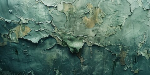 Warped and moldy texture of a neglected surface due to water damage - obrazy, fototapety, plakaty