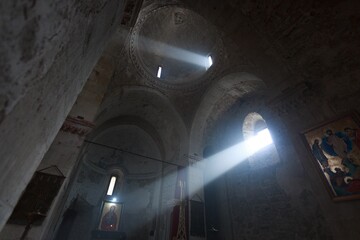 Sun's Rays Streaming Through Glass Windows, Blessing Church