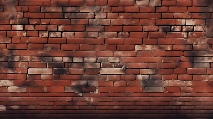 Brick wall texture pattern background, 3D rendering illustration