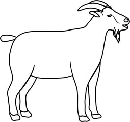 goat lineart