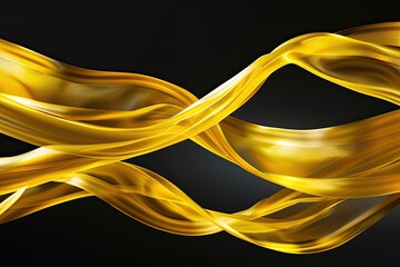 abstract golden wave background