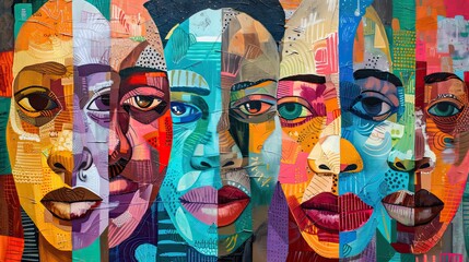 artwork that celebrates the rich tapestry of diversity in our world