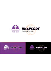 Basketball logo template