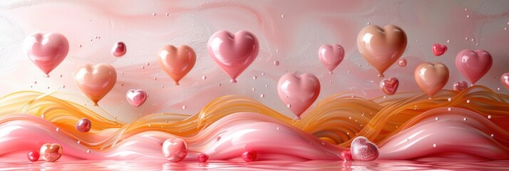 Trendy Banner Valentines Day International, Banner Image For Website, Background, Desktop Wallpaper