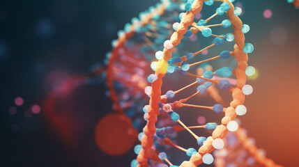 DNA genomes structure - obrazy, fototapety, plakaty