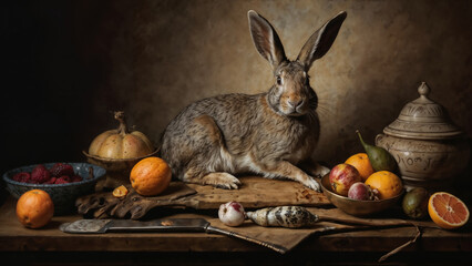 Still life with a rabbit © Old Landscape