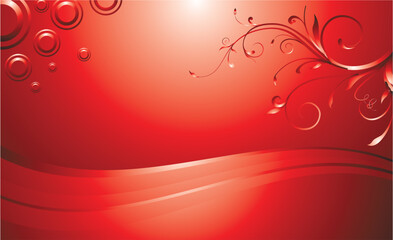 Gradient modern elegant abstract design red background