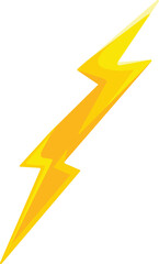 Strike bolt icon cartoon vector. Sky flash storm. Fuel light arrow
