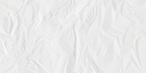 White crumpled paper texture . White wrinkled paper texture. White paper texture . White crumpled and top view textures can be used for background of text or any contents .