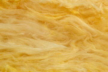 Texture of glass wool batt insulation