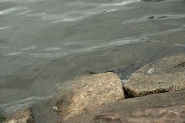 welle wasser meer stein ufer