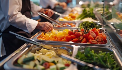 Obraz premium food background