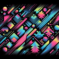 Abstract background generative AI