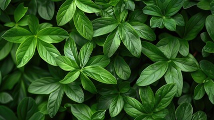 Close up of green leaves - AI Generated Digital Art