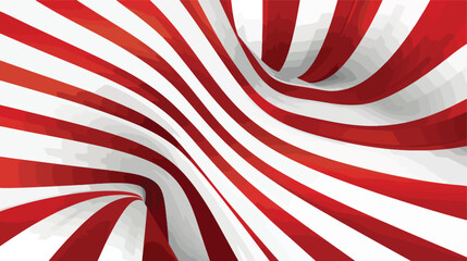 Fototapeta na wymiar Vector Illusion stripes background white and red